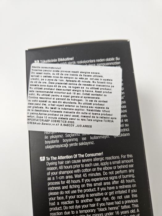 Șampon Vopsea păr barbati femei 50% REDUCERE