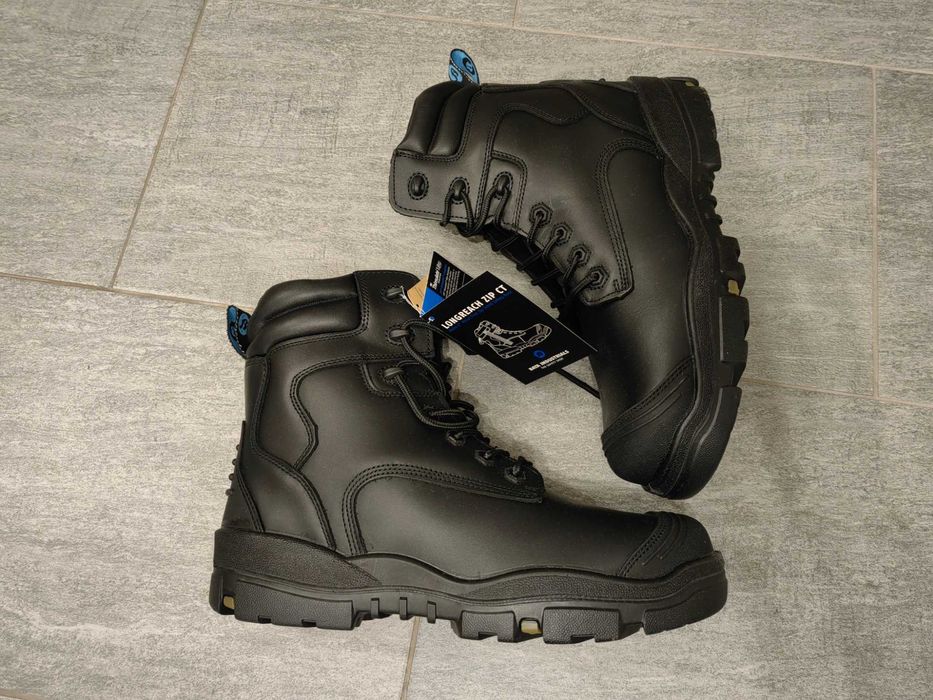 Работни обувки ботуши с цип и композитно бомбе BATA 3M, S3, номер 46