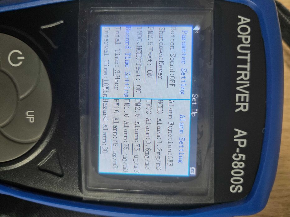 Monitor de calitate a aerului 3 în 1 AP-5800S pentru calitatea aerului