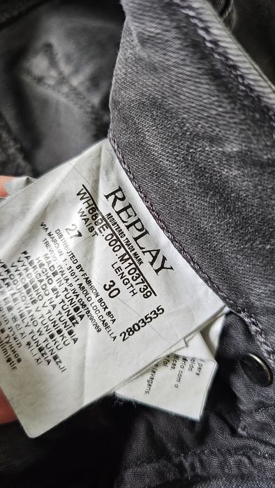 Черни дънки Replay