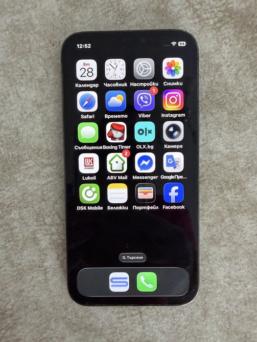 iPhone 12 Pro 128 GB Graphite– като нов, пълен комплект, от оператор