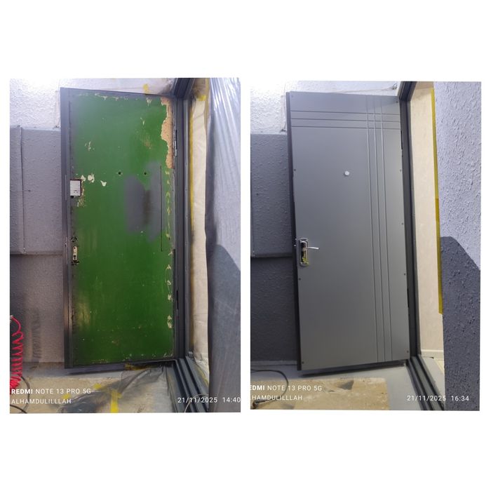 Реставрация железный дверь