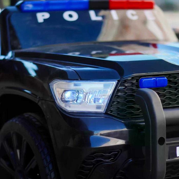 Masinuta electrica de politie Kinderauto POLICE 911 120W 12V 7Ah Black