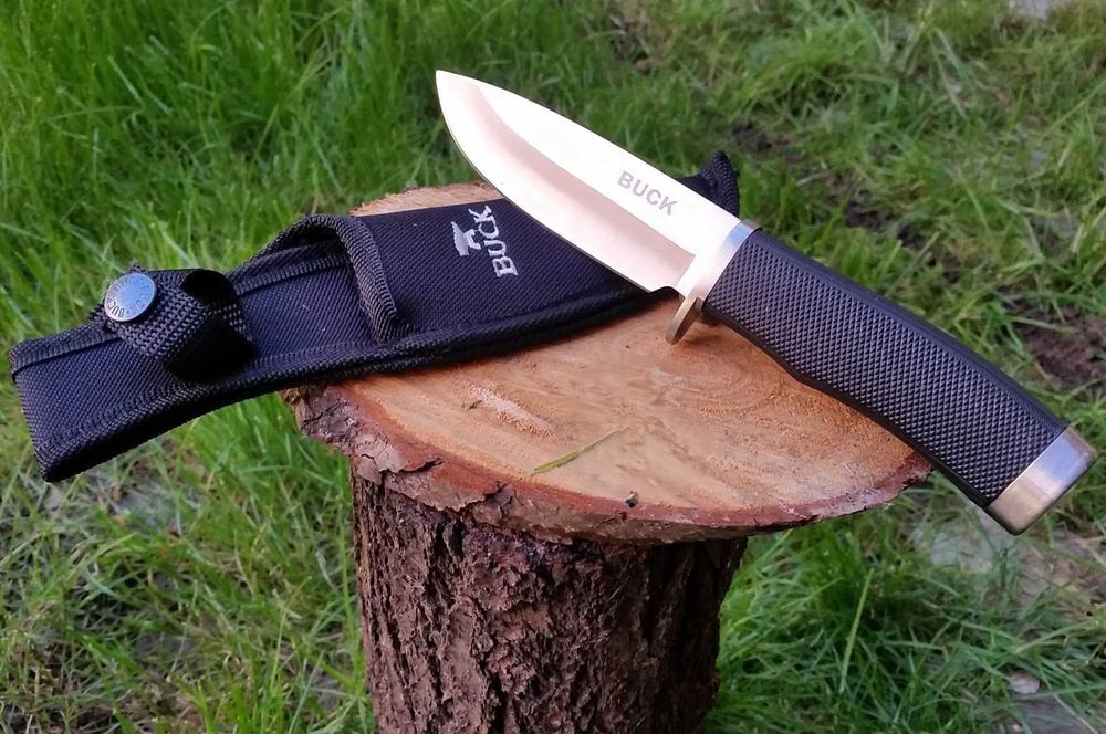 Cuțit Buck tactic fix de înaltă calitate, cu lamă 5Cr13Mov, teaca