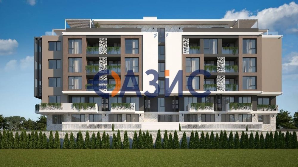 Апартамент с 1 спалня без мебели в "Суит Хоумс 9", Слънчев Бряг, 47,95