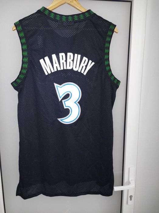 Maieu de basket NBA Mitchell & Ness cu Timberwolves, #3 Marbury (XL)