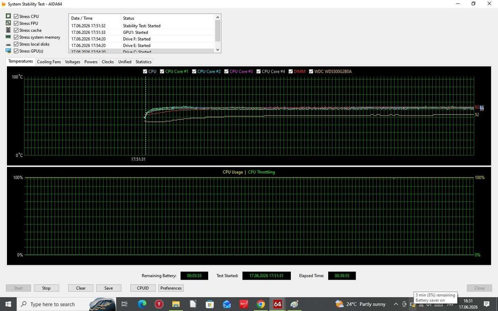 Dell Precision M6500 – 17" i7-840QM/32 GB RAM/1 GB VRAM + Power Supply 240W