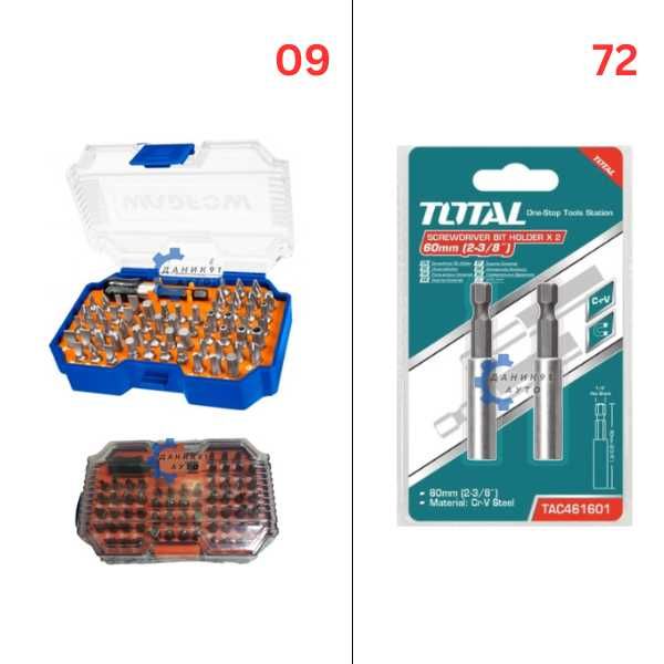 Отвертки и битове - отвертка, бит TOTAL и WADFOW