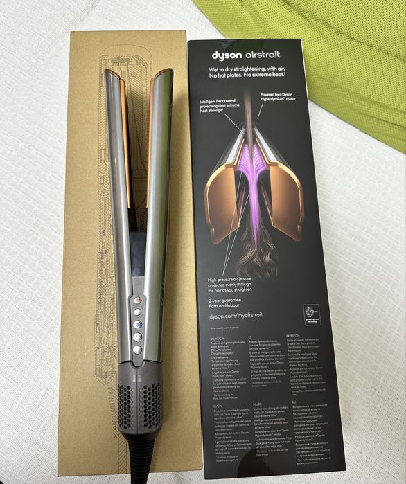 Dyson HT01 Airstrait™ (Nichel/Cupru), ca nou, garantie