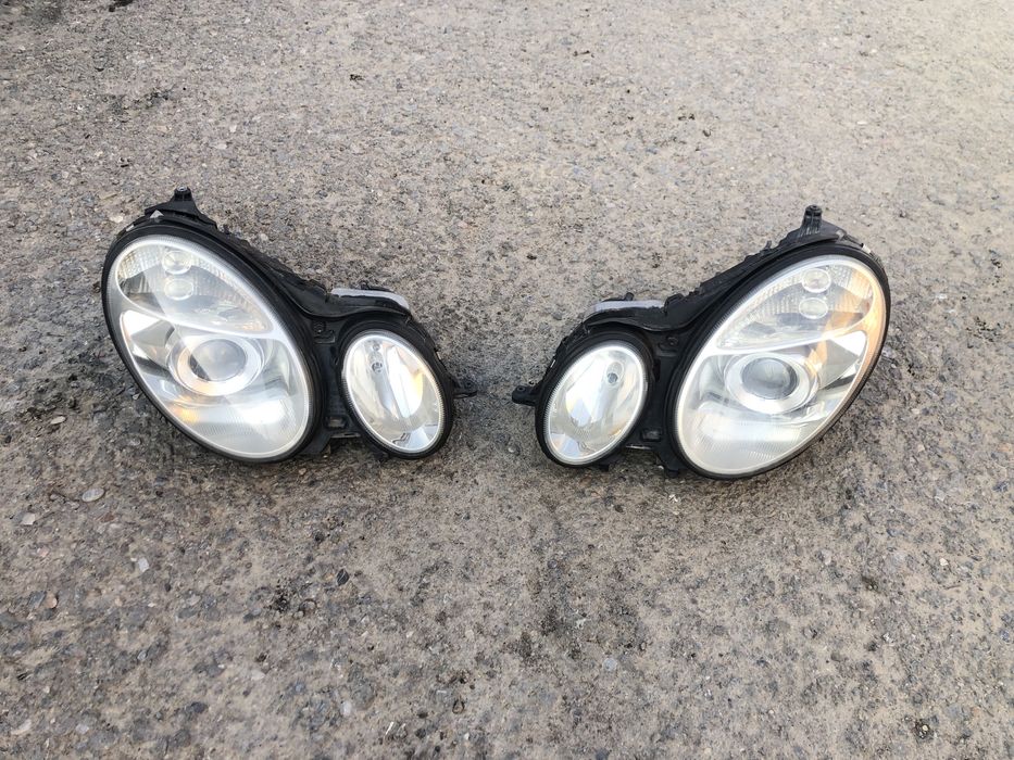 W 211 мерседес би лед фары передние