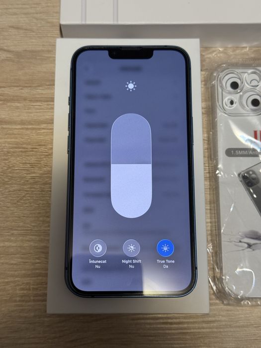 iPhone 13 128GB Blue Baterie Nouă 100% + Încărcător Fast + Husă