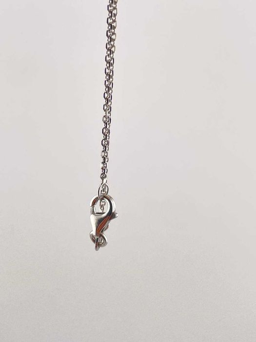 Колье с изумрудом и бриллиантом