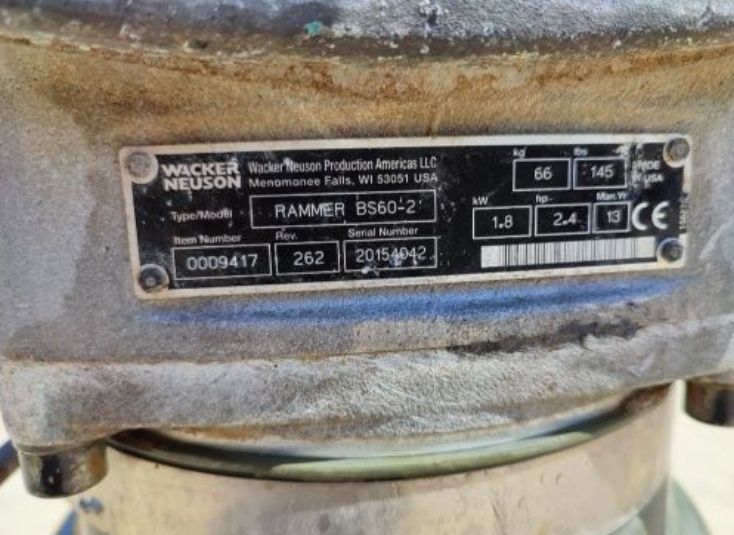 Mai compactor WACKER BS 60-2