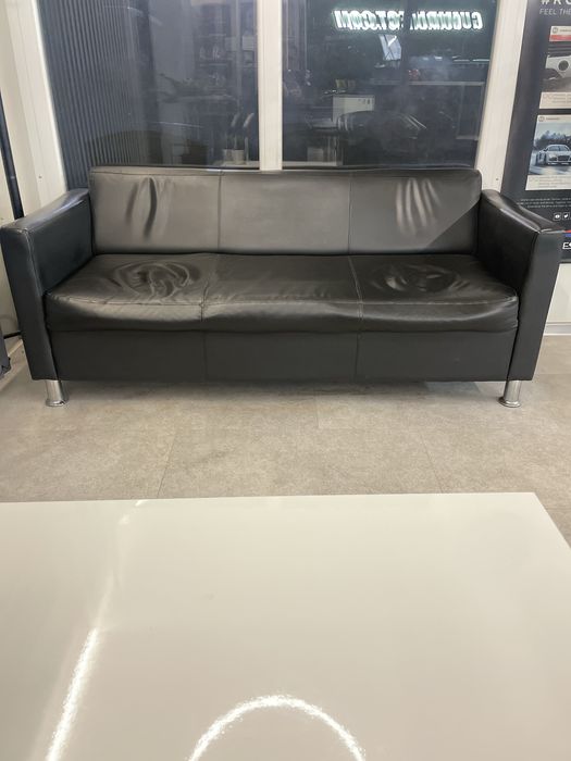 Кожен Диван/канапе/тройка