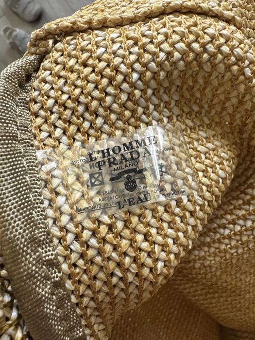 Чанта Prada raffia