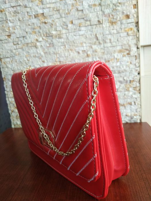Сумка женская красная