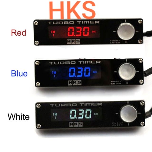 Турбо таймер HKS оригинал три цвята турбо бууст бустметър ремап проект