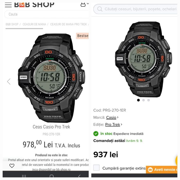 Casio ProTrek PRG 270