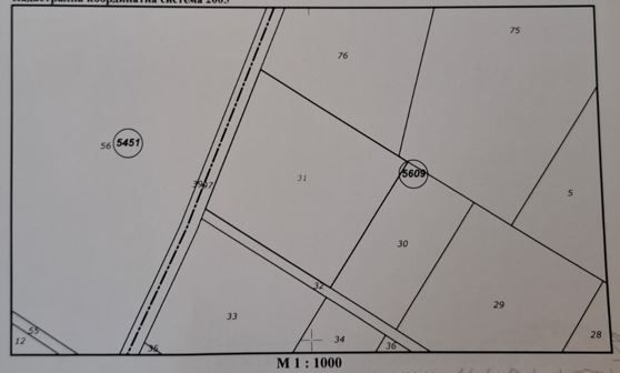 Парцел в София-с.Войнеговци площ 2109 цена 63270