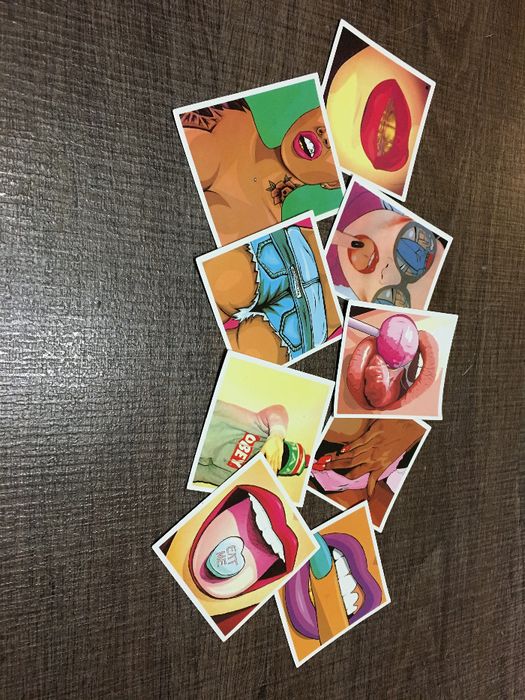 47 стикера "Секси момичета" Скейт Байк Лаптоп Телефон Stikeri