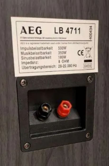 Vând boxe AEG 4710, kashtan, unitra