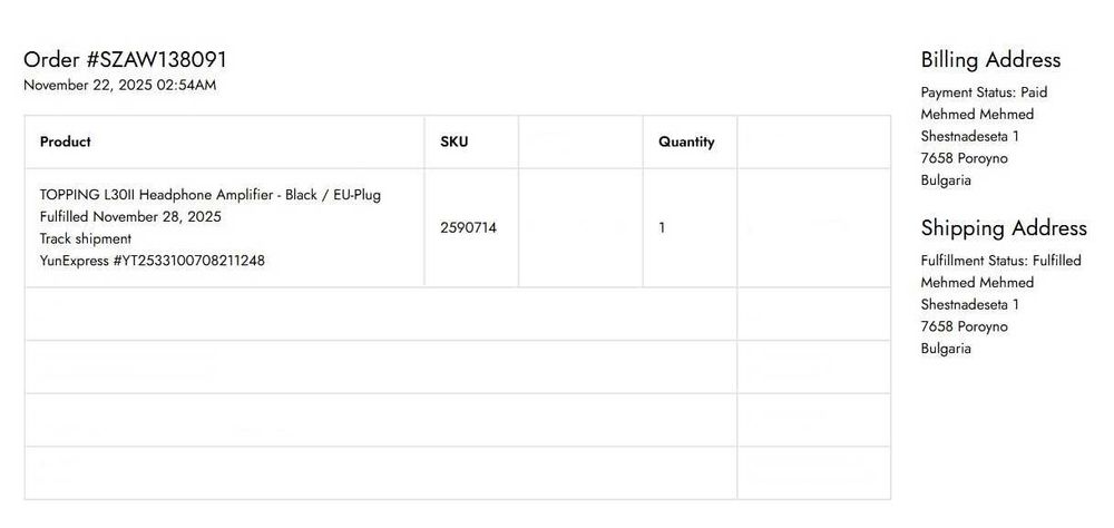 TOPPING L30 II Headphone Amplifier