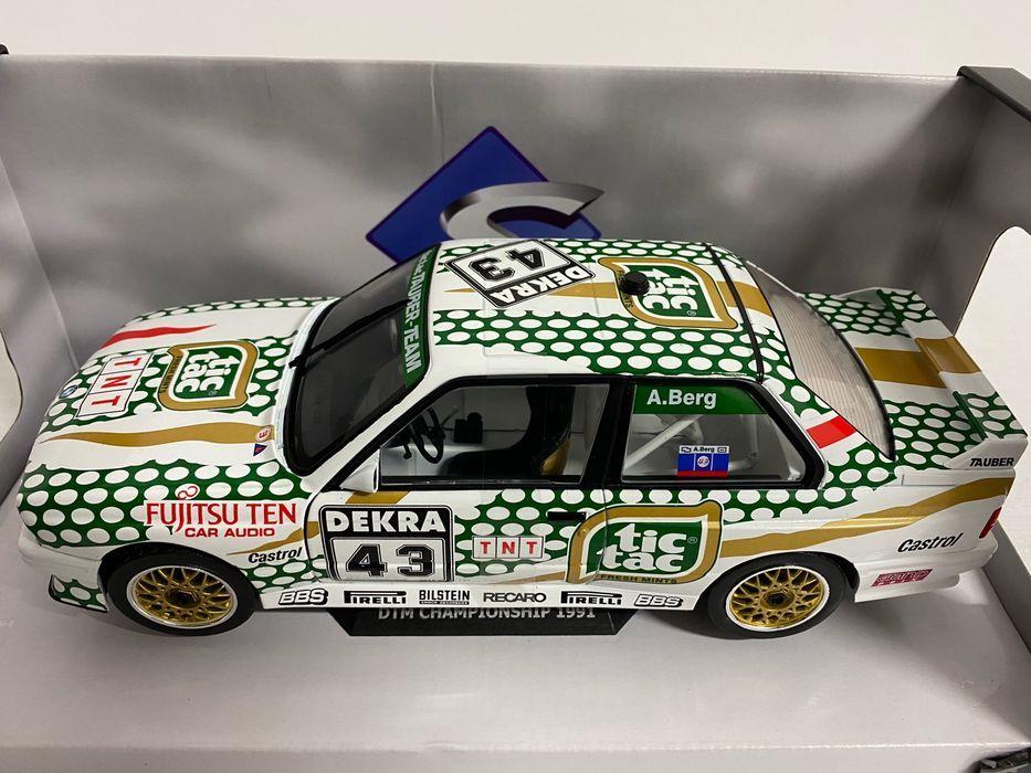 SOLIDO BMW E30 M3 DTM TIC TAC macheta din metal scara 1:18