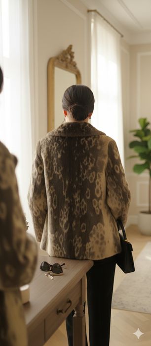 Vând blană naturală veritabilă, mărimea M-L