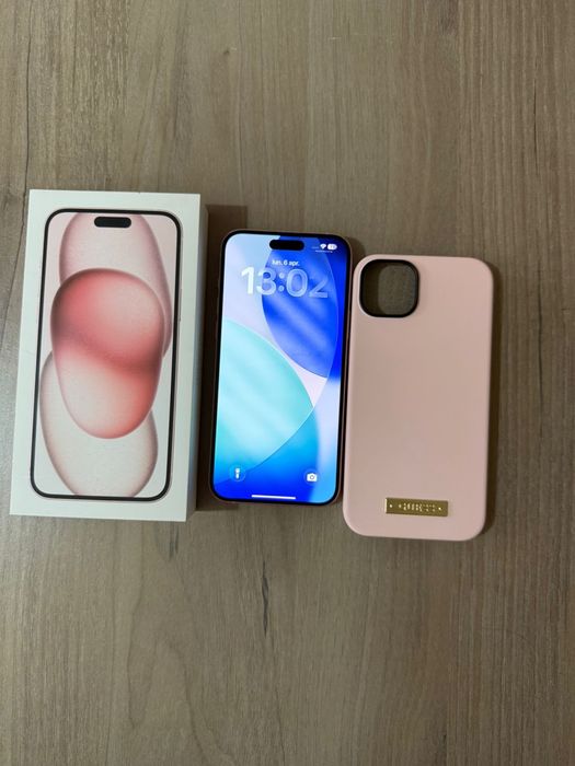 iPhone 15+ plus pink 128gb