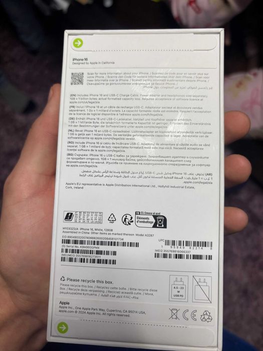 iPhone 16, 128gb