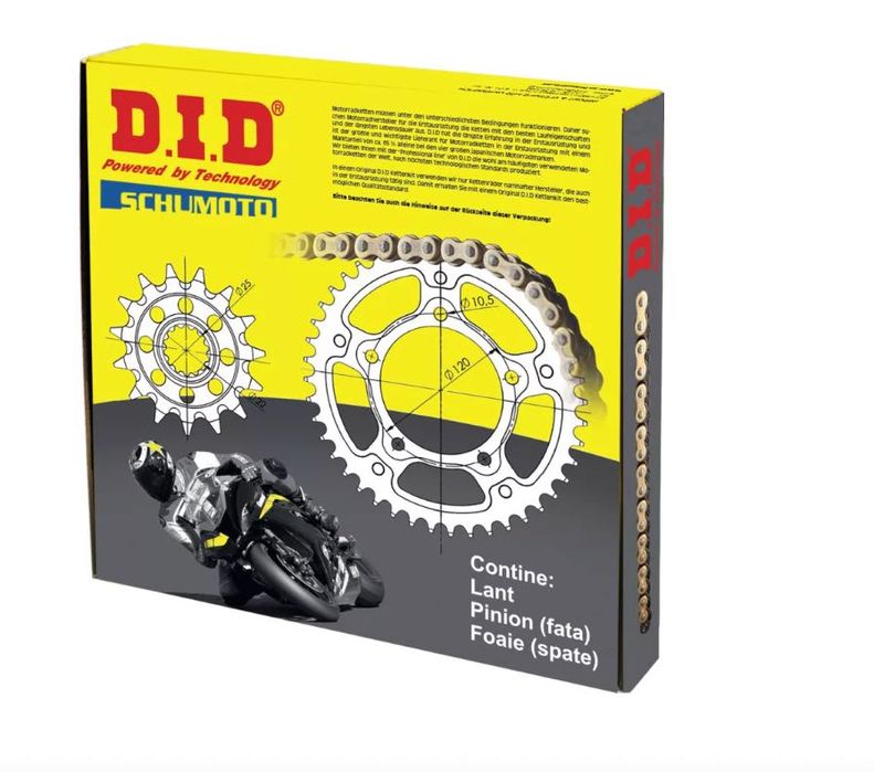 DID - kit lant pinioane 15/40, lant 520VX3-110 X-Ring (cu nit)