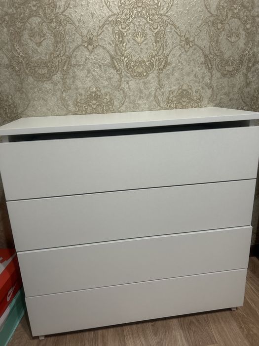 Комод 75x33x73 см, белый