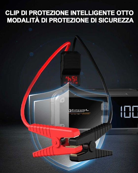 Мощно стартерно устройство (Jump Starter) 5000A - Пали всичко (12V)