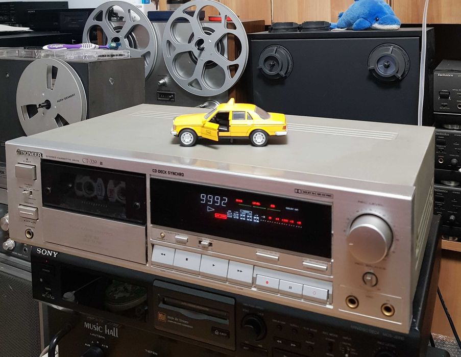 Casetofon Deck Stereo Vintage PIONEER CT339 SILVER (Made in Japan)