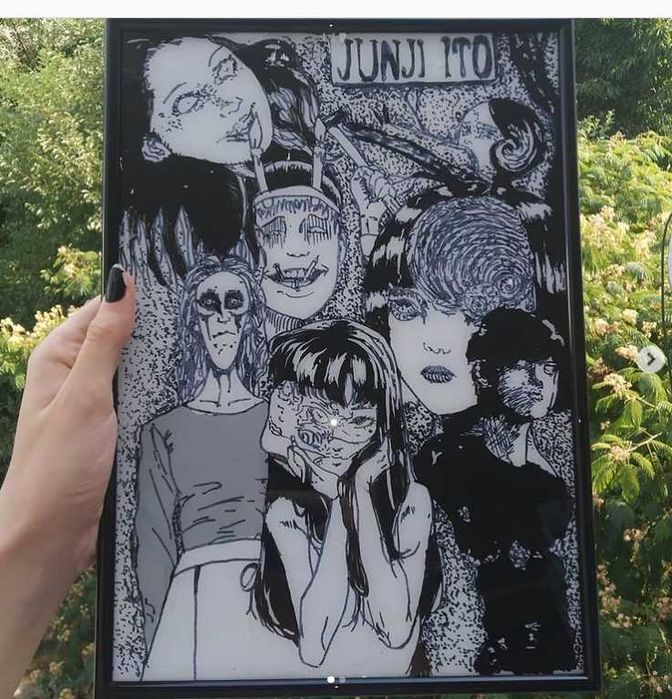 /Anime Glass Painting - Аниме картини на стъкло/