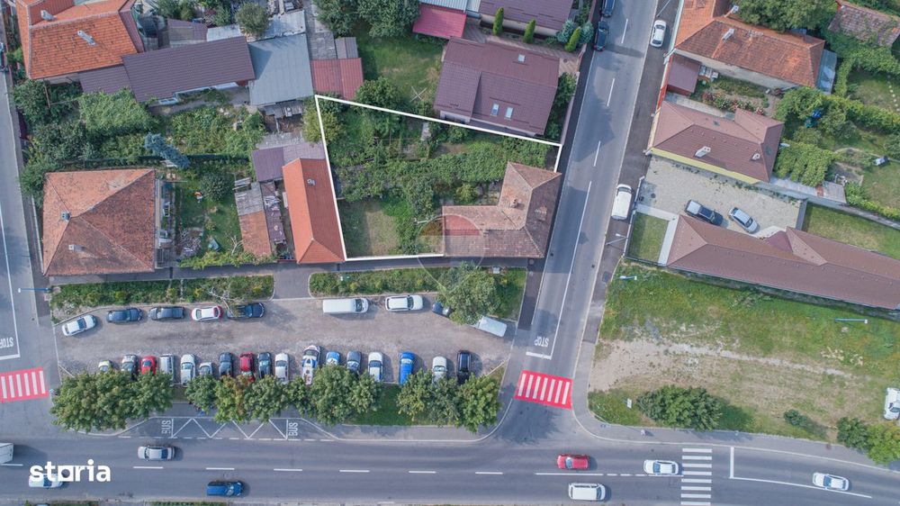 Casă individuală din cărămidă | Teren 553 mp cu ieșire la două străzi