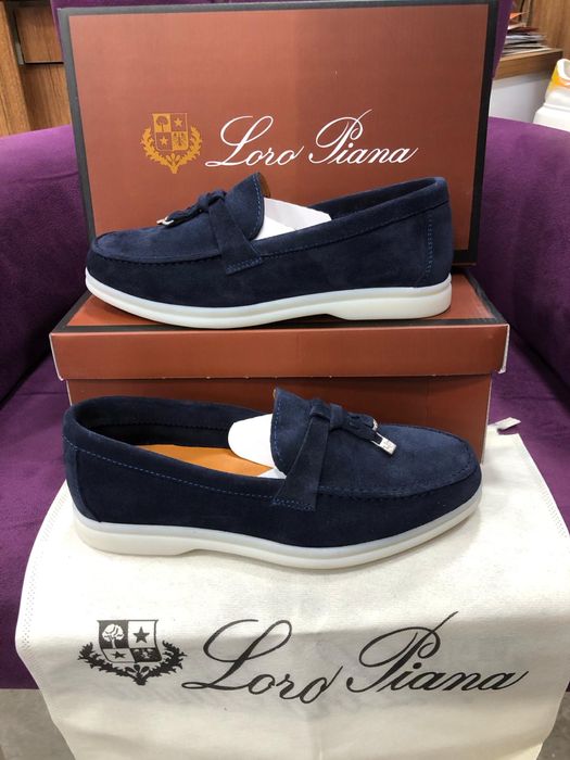 Mocasini piele naturala Loro Piana