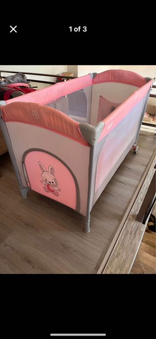 Сгъваема кошара Juju, 2 нива + матрак за детска кошара 120/60 подарък