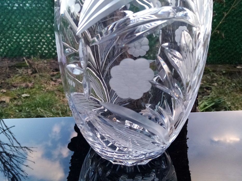 Българска кристална ваза - нова !