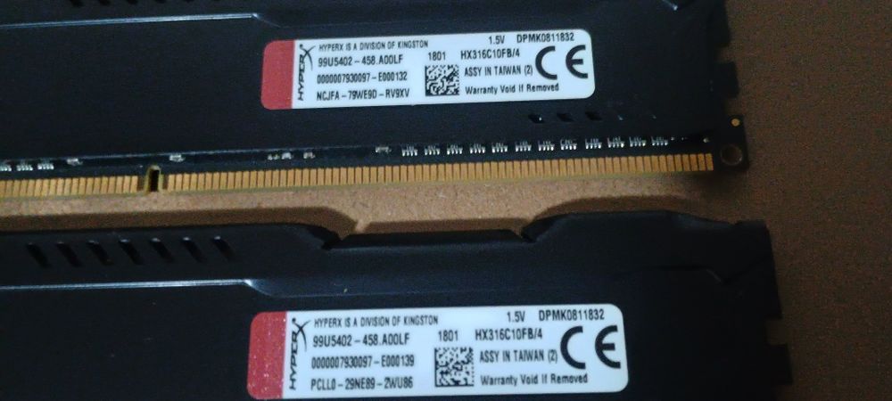 Рам памет DDR3 HyperX fury