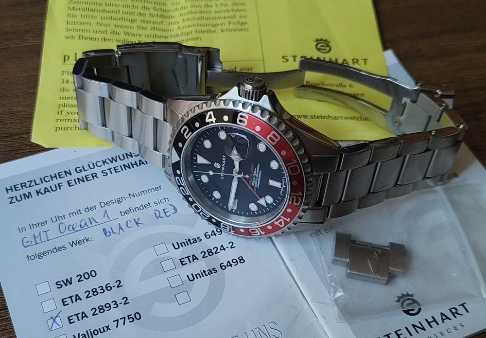 Diver 300m, Steinhart Ocean One GMT Coke