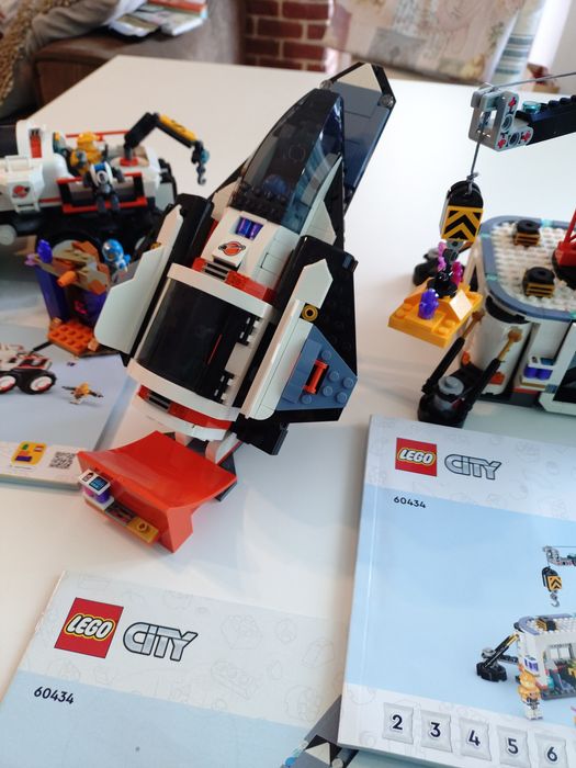 3 seturi Lego City Space 60432, 60434, 60439