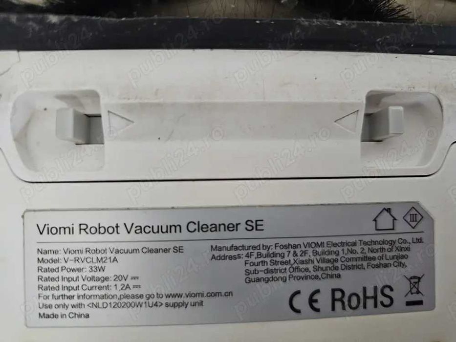 Robot de aspirare Xiaomi Viomi Robot Vacuum Cleaner SE Version EU 33 W