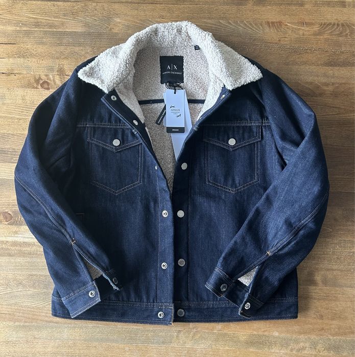 Дънково яке Armani Exchange Sherpa