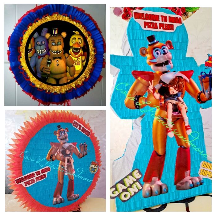 Piñata Minecraft,Pikachu,TNT,Lego,Roblox,FNAF,Batman,Venom