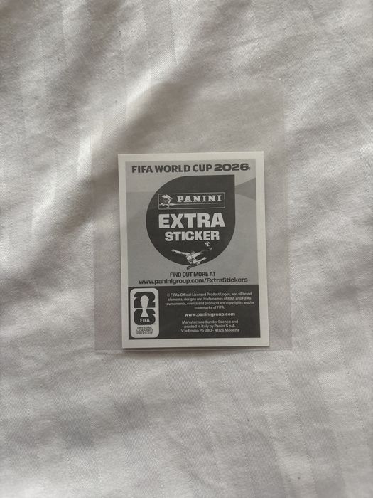 Vand extra stiker Mbappe gold