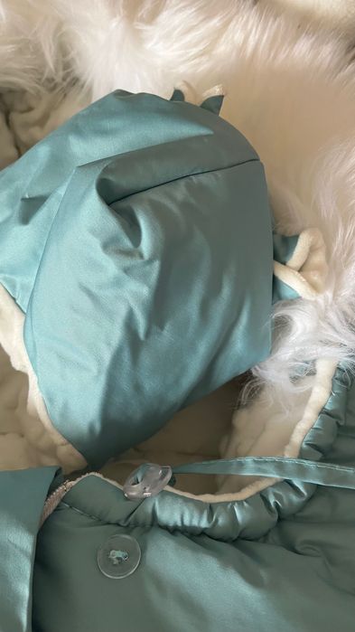 Зимний конверт кокон+шапка