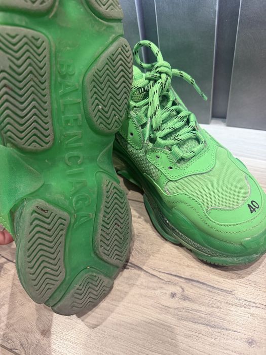 Balenciaga triple s 40 - green