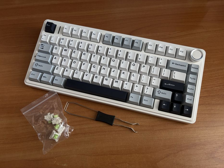 Клавиатура AULA F75 белый