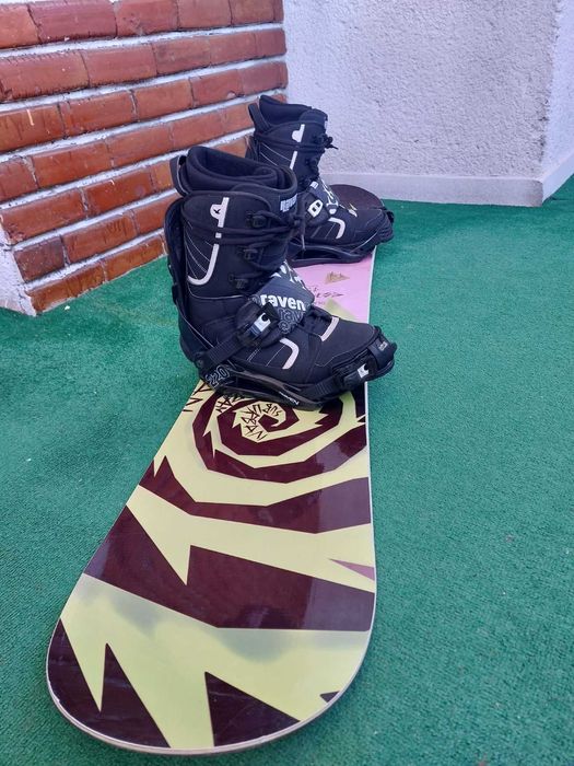 Set snowboard+legaturi+boots